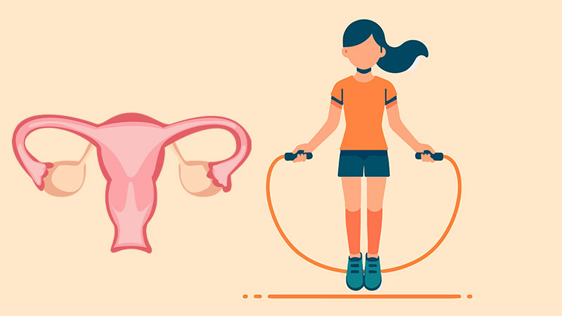 Is Skipping Rope Bad for Uterus