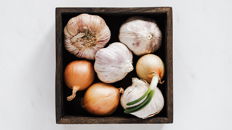 Onions and Garlic