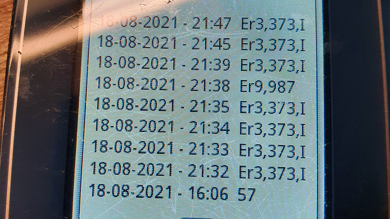 Troubleshooting Error Code ER3 373 P