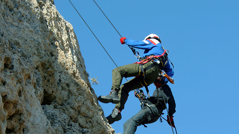 Bungee Mountain Climbers