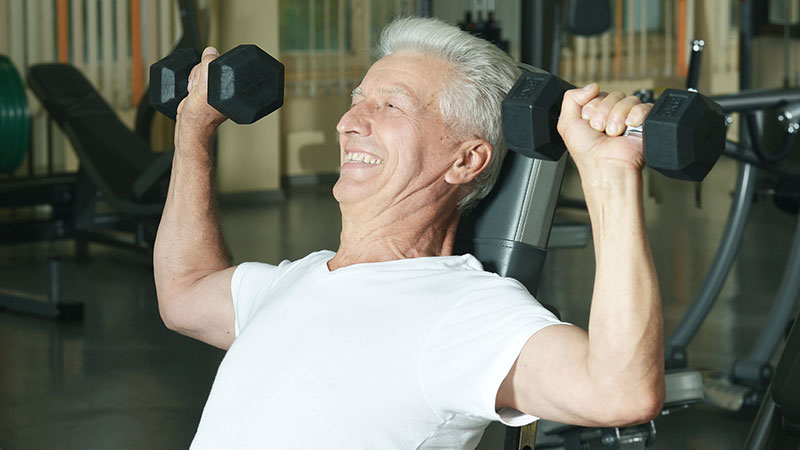 Bicep Curls with Light Weights