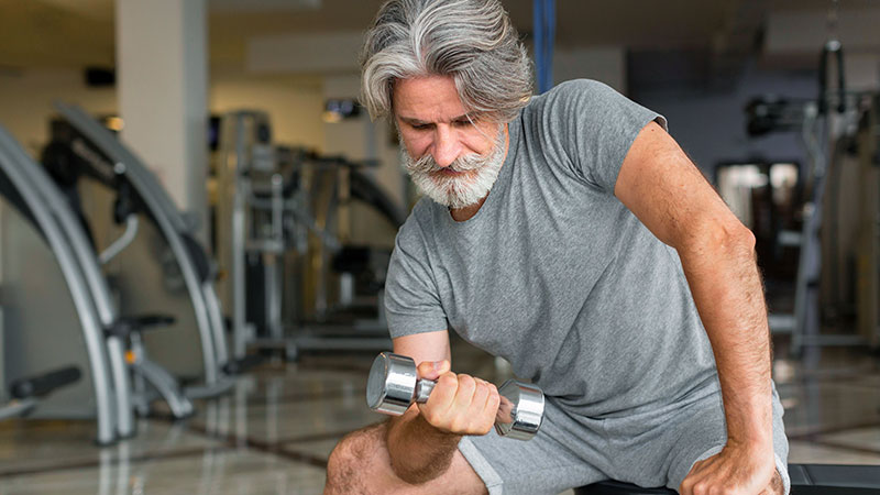 Chair Bicep Curls