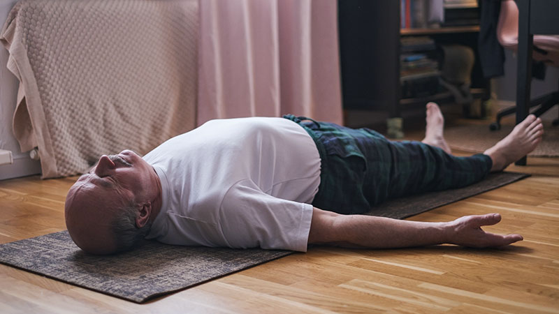 Extended Corpse Pose