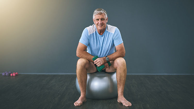 Stability Ball Squats