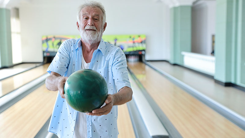 bowling ball exercises for seniors