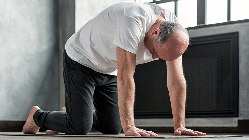 low back yoga stretches for seniors