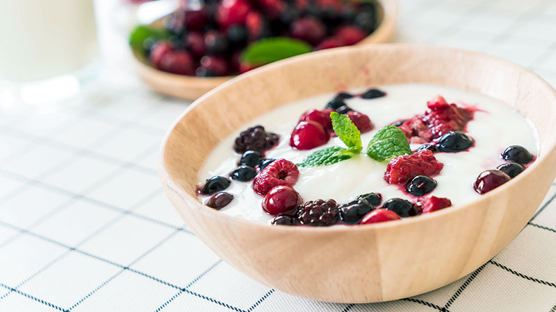 Greek Yogurt with Berries