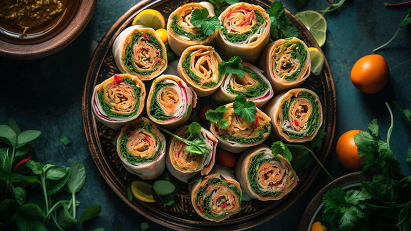 Turkey and Cheese Roll-Ups