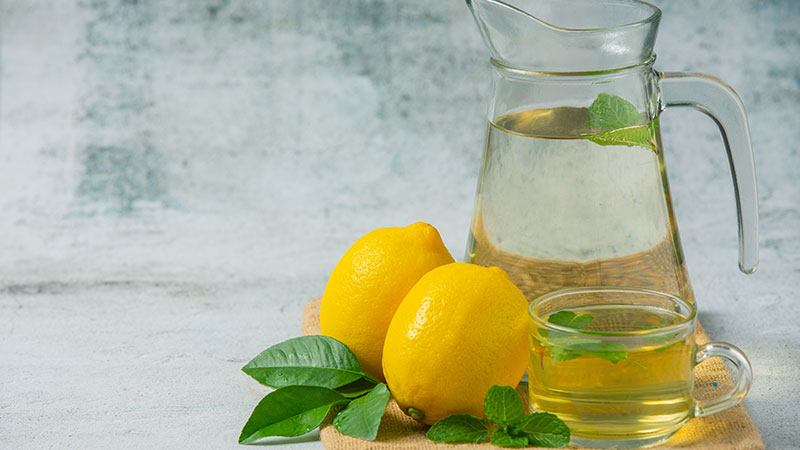 Warm Lemon Water in the Morning