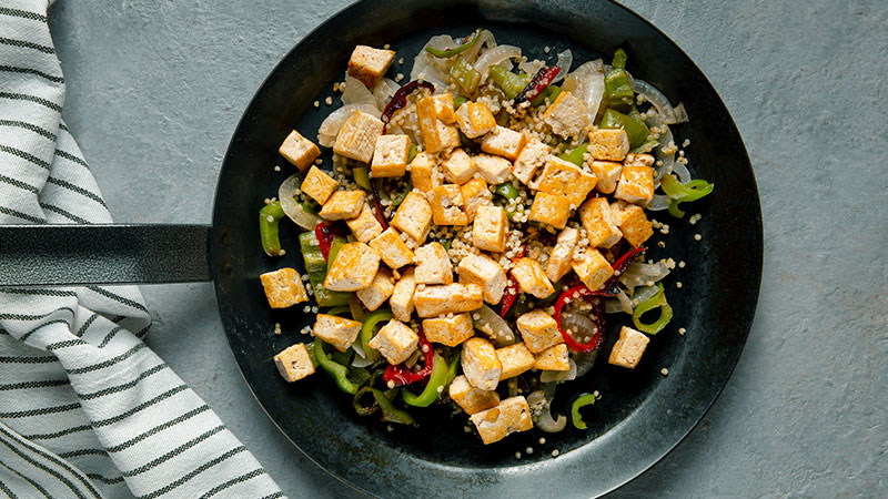 Bean and Tofu Hash