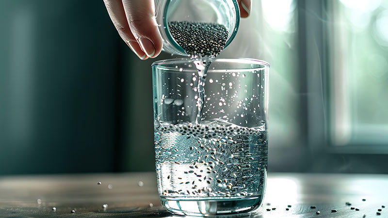 How to Make Chia Seed Water