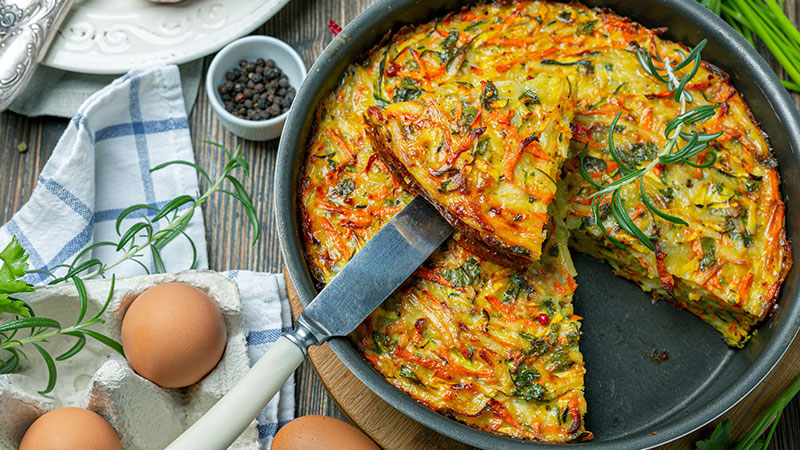 Spring Veggie Egg Bake