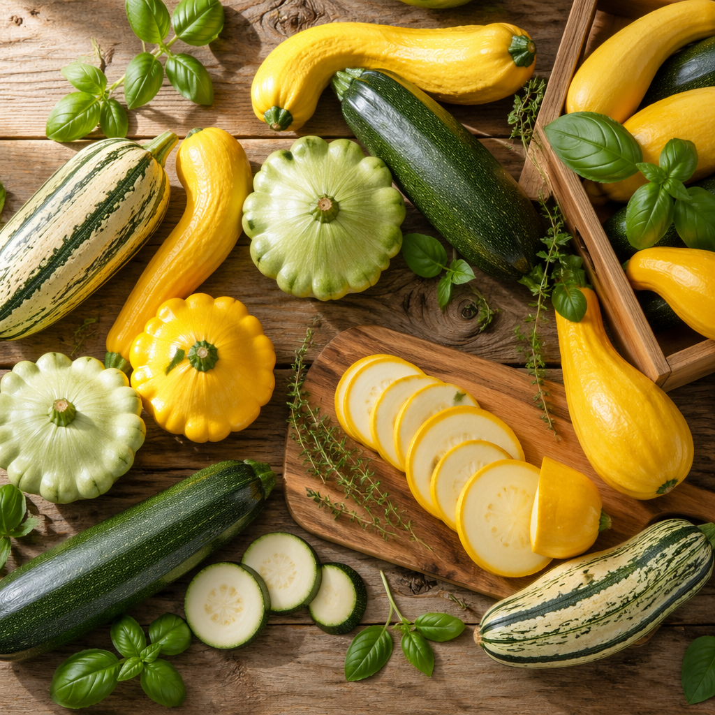 10 Types of Summer Squash: A Guide to Varieties and Cooking Tips