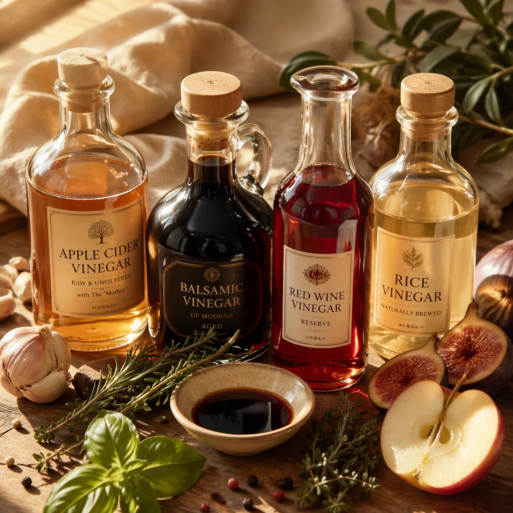 12 Healthiest Vinegars to Use for Flavor and Wellness