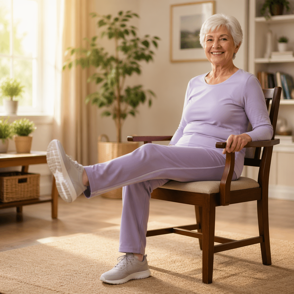 8 Best Chair Knee Exercises For Seniors: Effective Yet Gentle and Easy