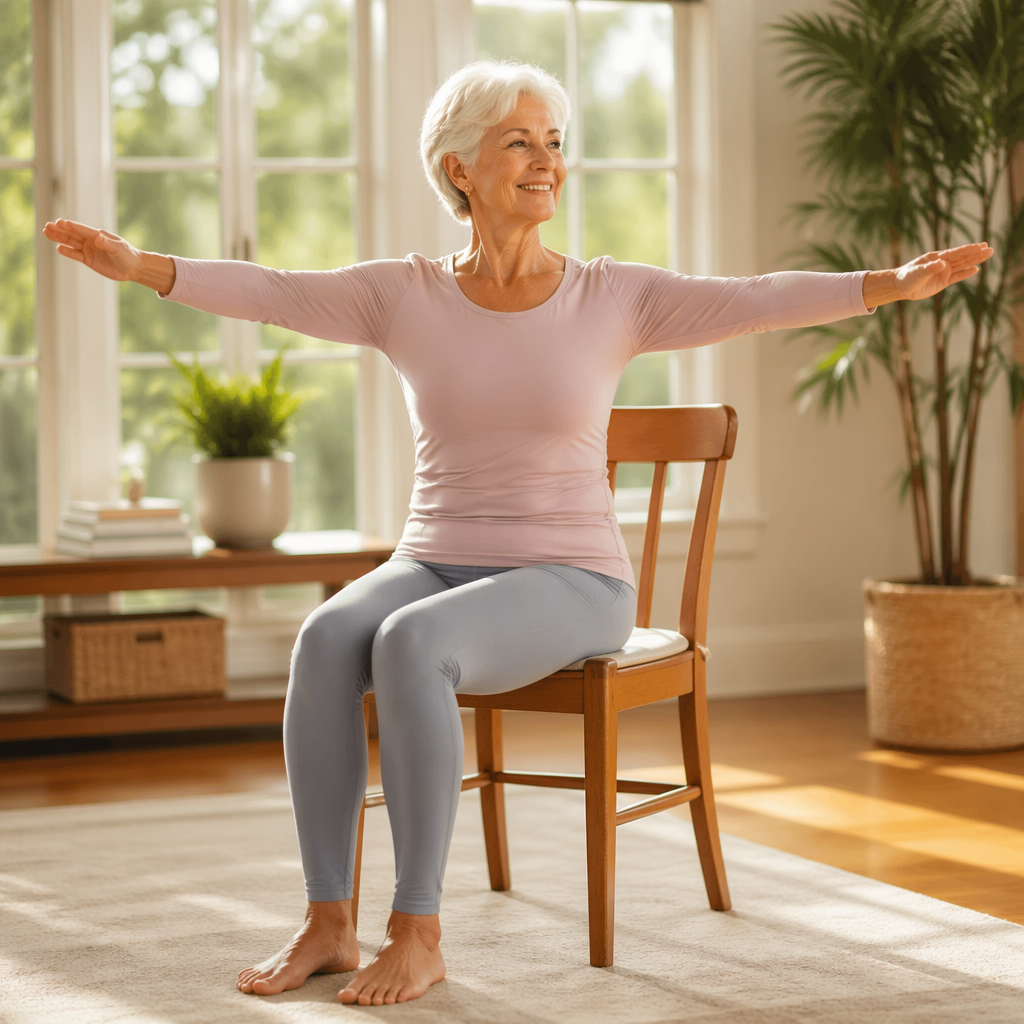 8 Different Chair Pilates Exercises for Seniors: Complete Instruction