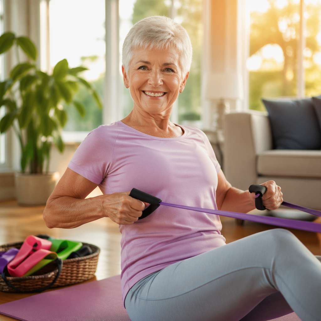 A Complete Guide to 10 Resistance Band Workouts for Seniors
