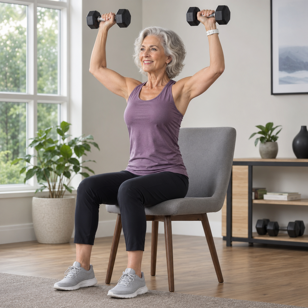 Upper Body Exercises You Can Do From Your Chair