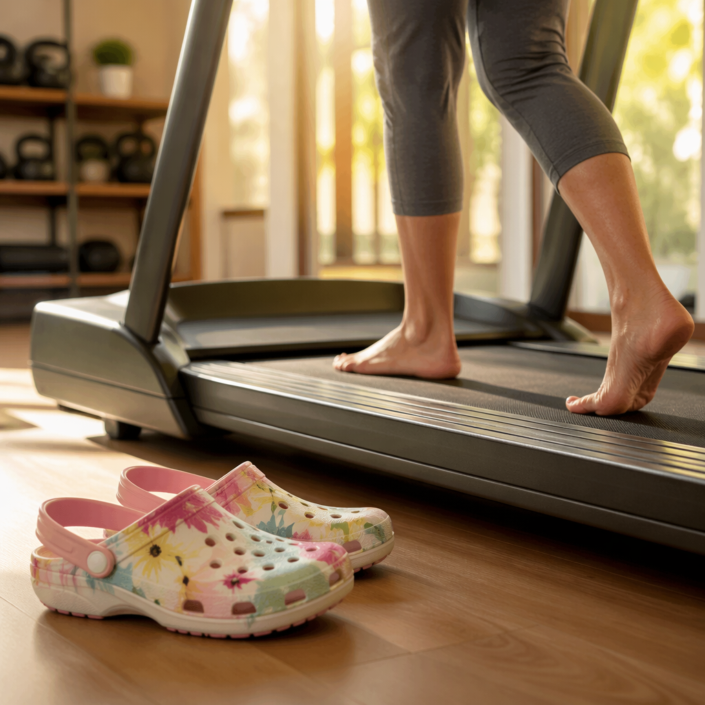 Can You Walk On A Treadmill With Crocs?