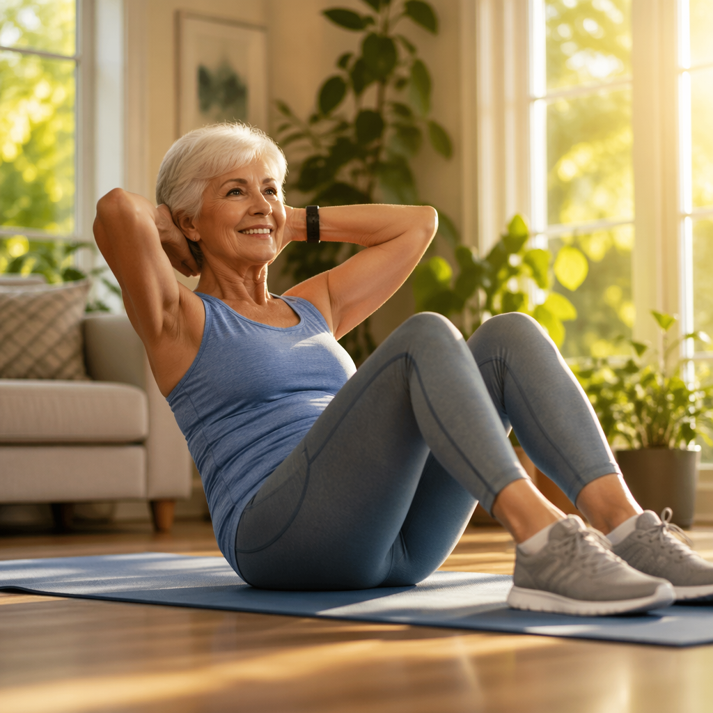 Enhance Senior Core Strength with this Tabata Core Workout