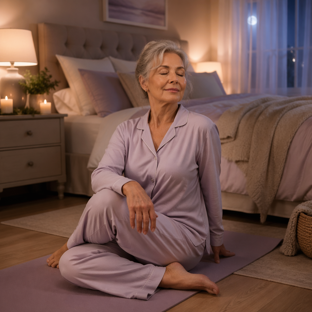 Enhancing Senior Sleep: 10 Bedtime Yoga Poses for a Restful Night
