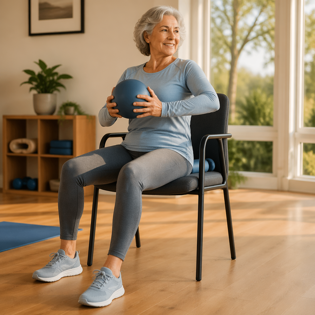 Learn About 8 Effective Yet Easy Seated Core Workout for Seniors