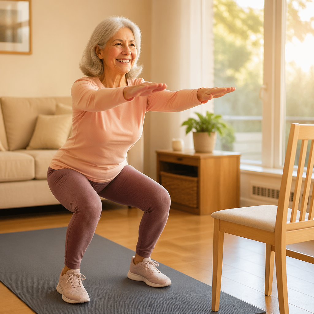 Quick, Effective Home Leg Workouts: A 12-Step Guide for Seniors