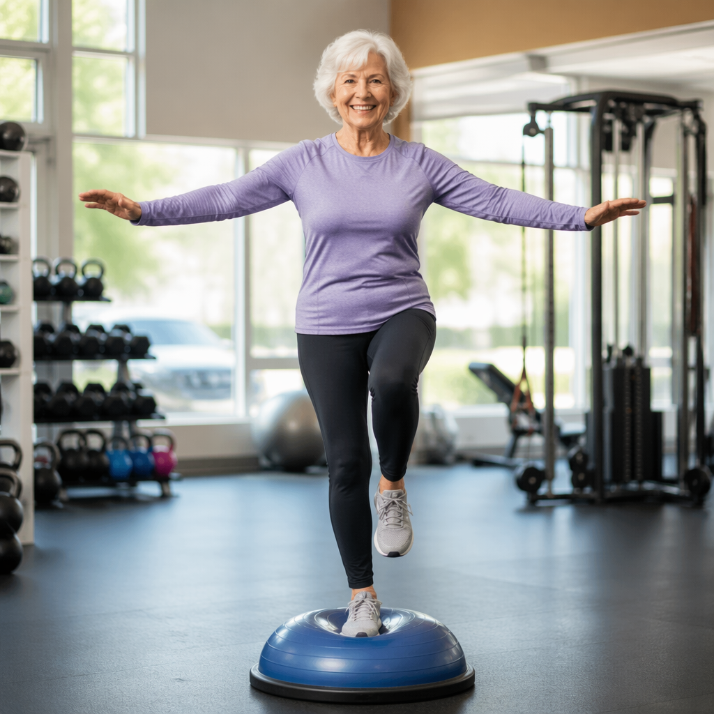Top 10 Bosu Ball Balance Exercises: Boosting Senior Fitness Safely